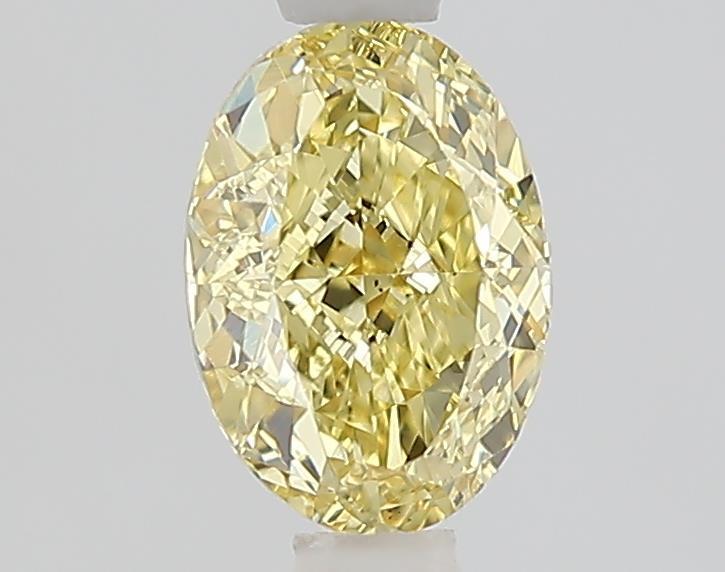 1.05 Ct. Fancy Intense  Yellow Oval Lab Grown Diamond