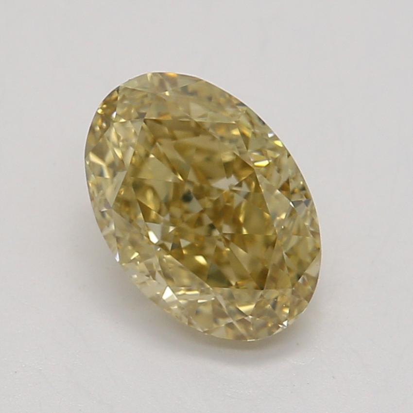 0.71 Ct. Fancy Brownish Yellow Oval Diamond