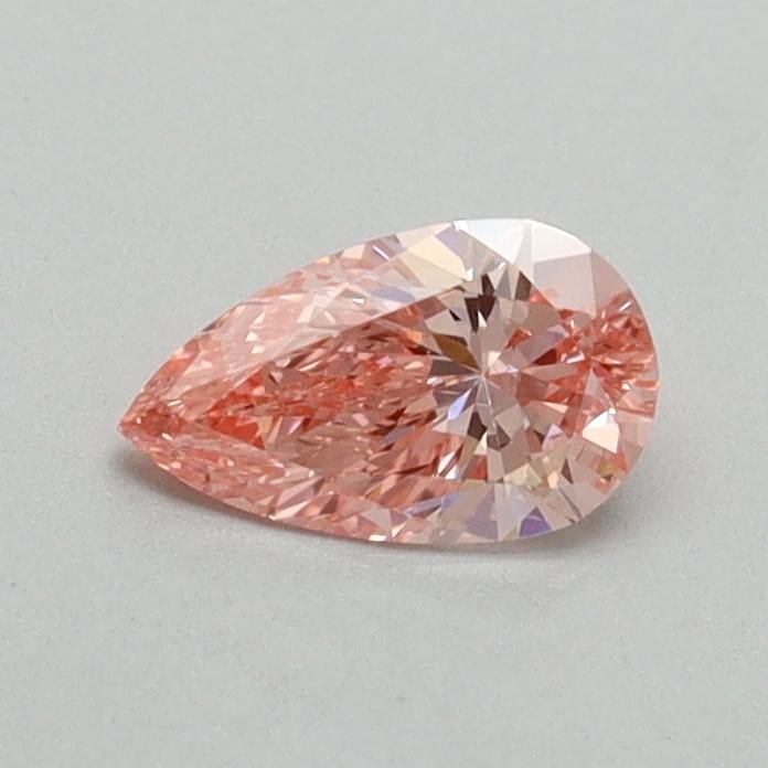 0.38 Ct. Fancy Vivid Pink Pear Lab Grown Diamond