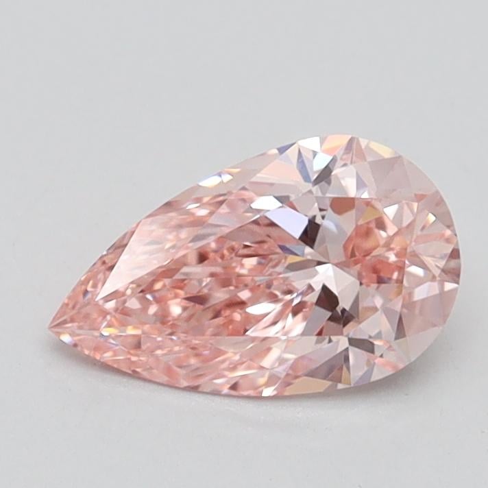 0.70 Ct. Fancy Intense Pink Pear Lab Grown Diamond