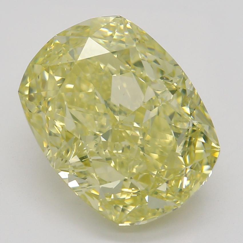 3.18 Ct. Fancy Intense Yellow Cushion Diamond