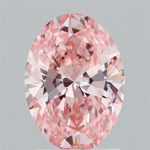 1.73 Ct. Fancy Vivid  Pink Oval Lab Grown Diamond