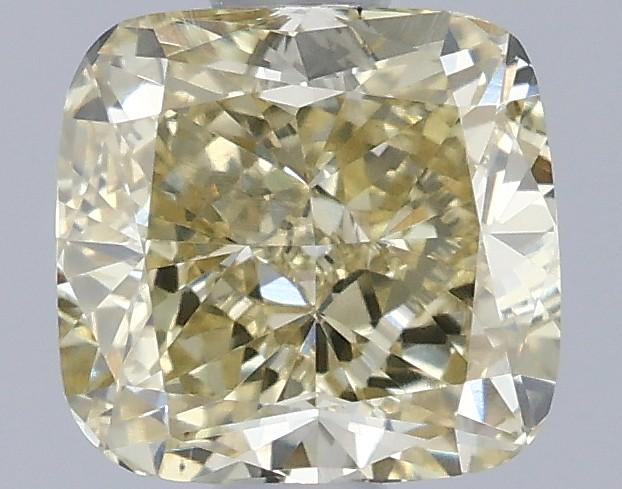 0.99 Ct. Fancy Light  Yellow Cushion Lab Grown Diamond