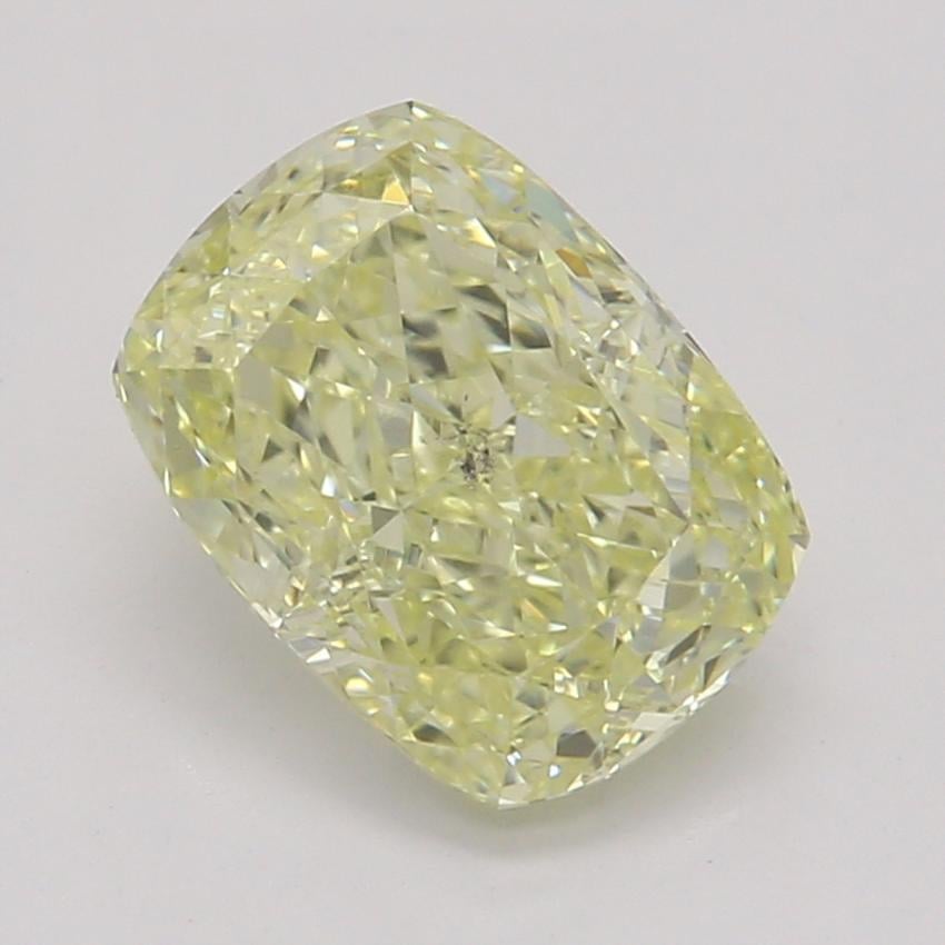 1.02 Ct. Fancy Light Yellow Cushion Diamond