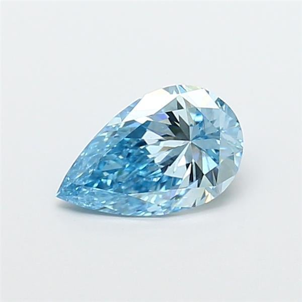 1.00 Ct. Fancy Vivid  Blue Pear Lab Grown Diamond