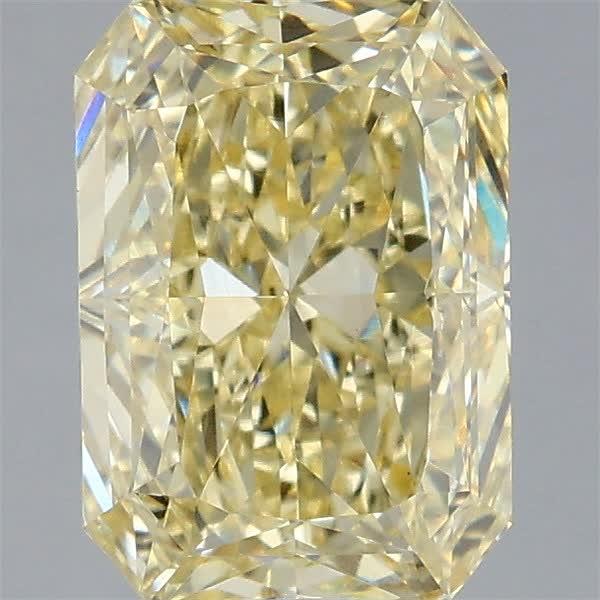2.59 Ct. Fancy Yellow Radiant Lab Grown Diamond
