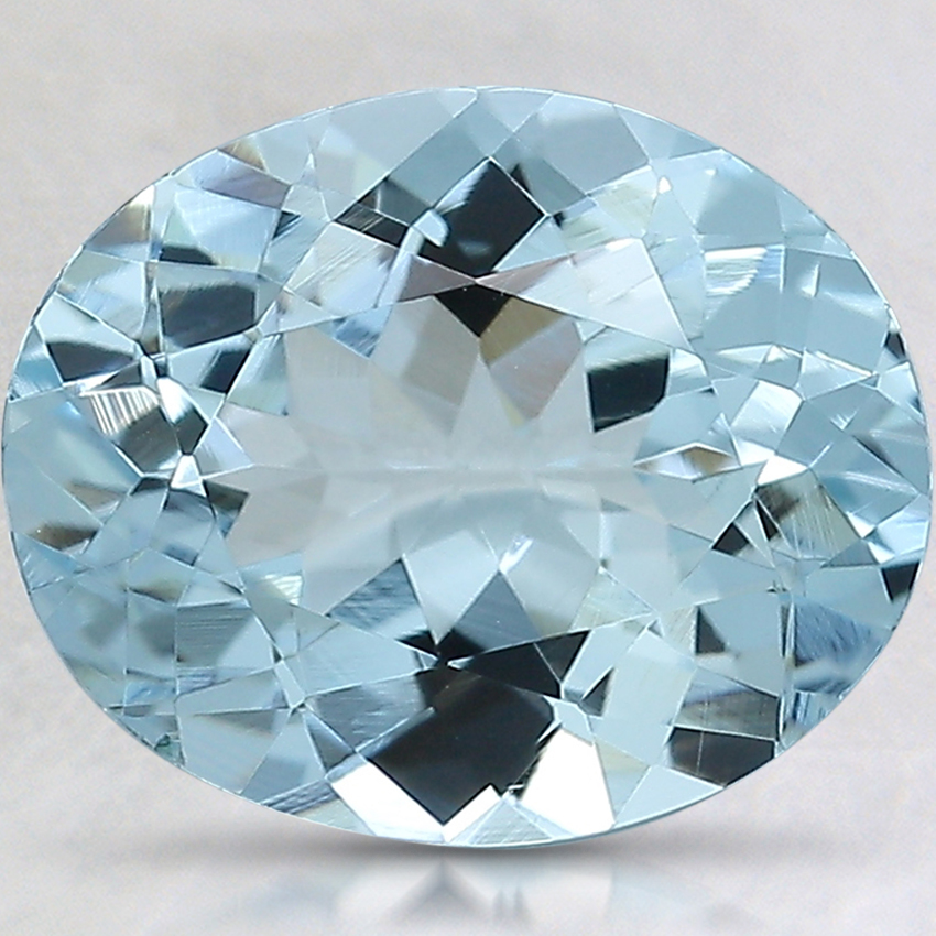 11.2x9.1mm Oval Aquamarine