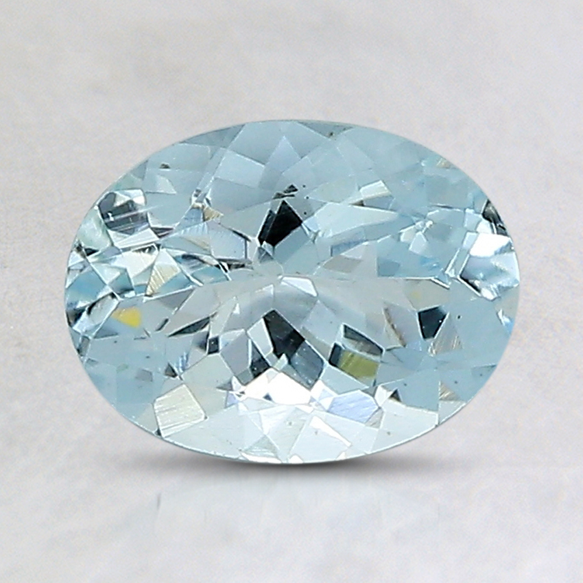 7.9x6mm Oval Aquamarine