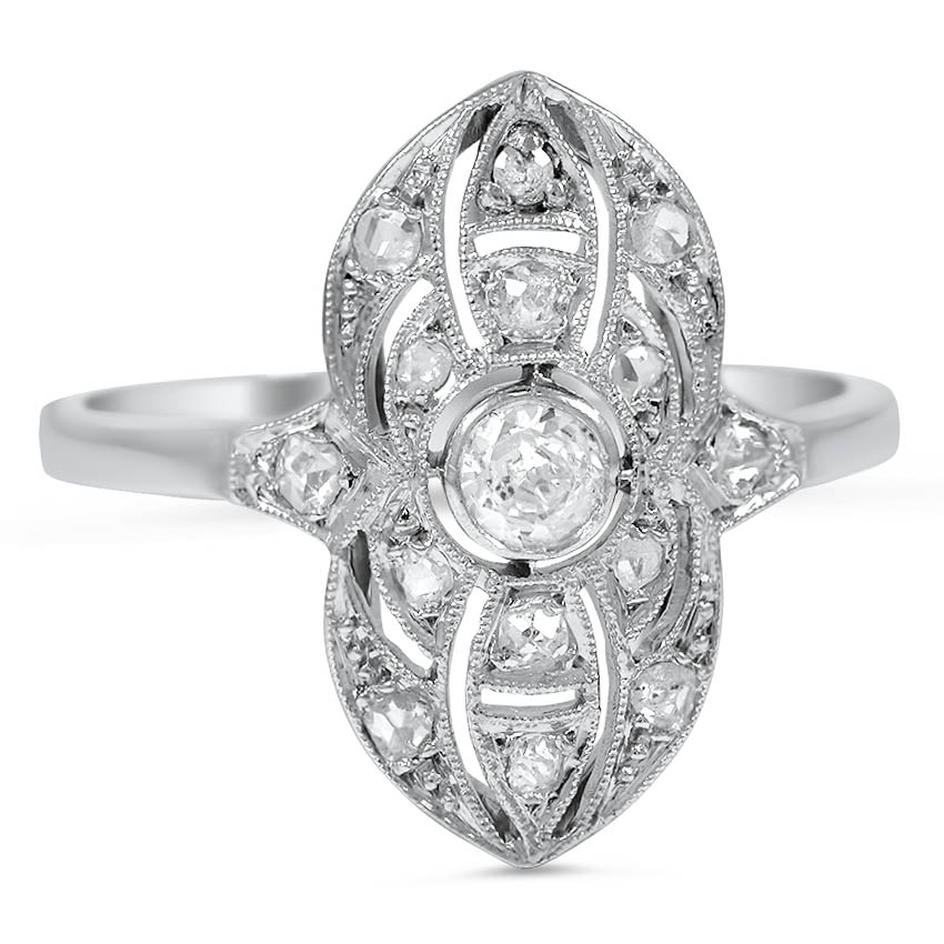 Art Deco Diamond Vintage Ring | Chylton | Brilliant Earth