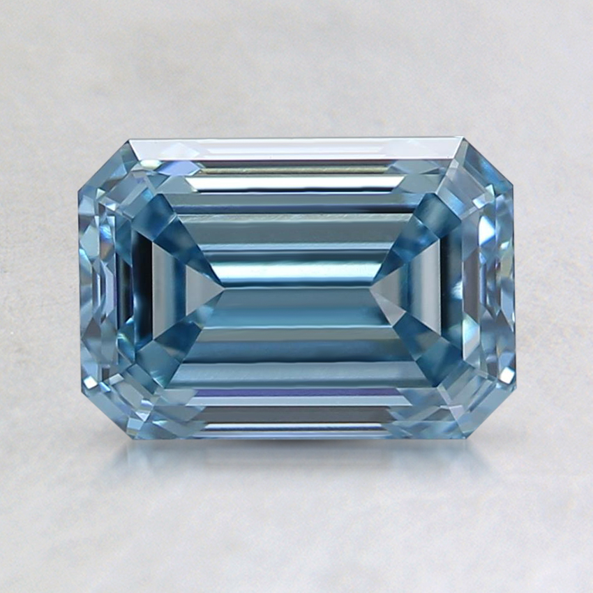 1.51 Ct. Fancy Intense Blue Emerald Lab Created Diamond | DLC1 ...