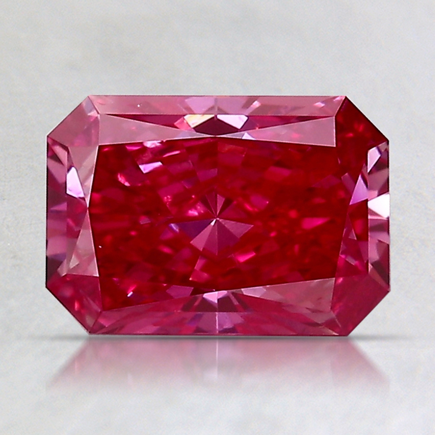 1.51 Ct. Fancy Purplish Red Radiant Lab Grown Diamond