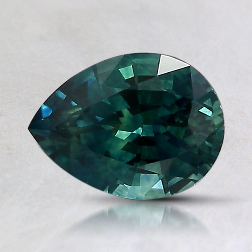 7.9x5.9mm Blue Pear Montana Sapphire