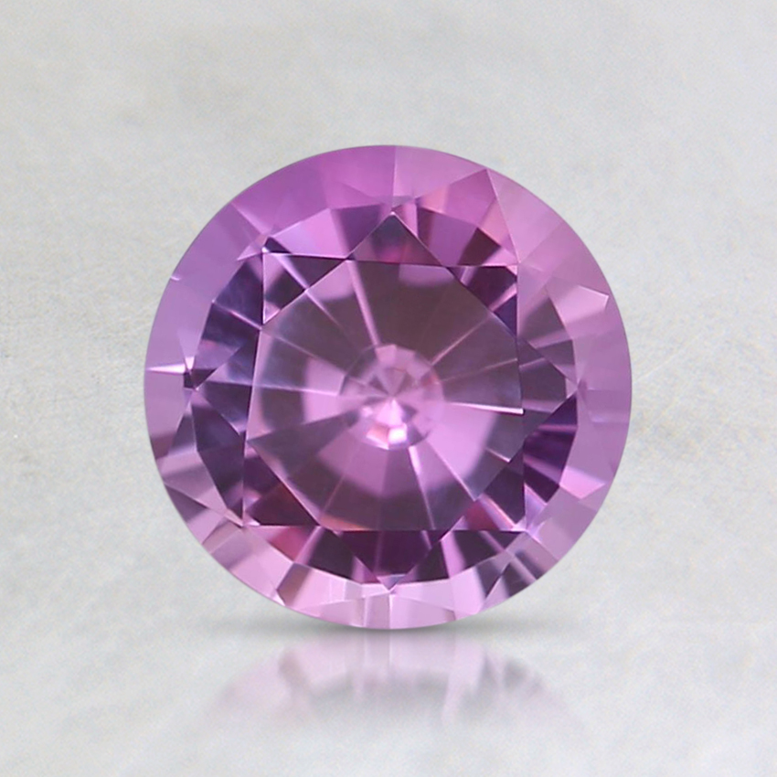 6.4mm Pink Round Sapphire