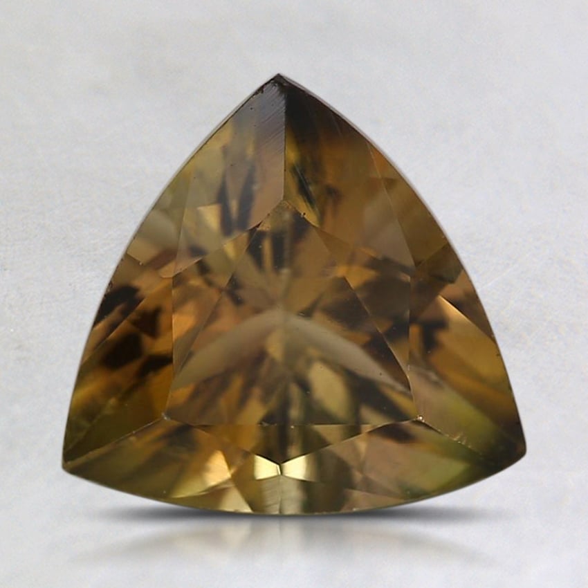 8mm Unheated Yellow Trillion Tourmaline