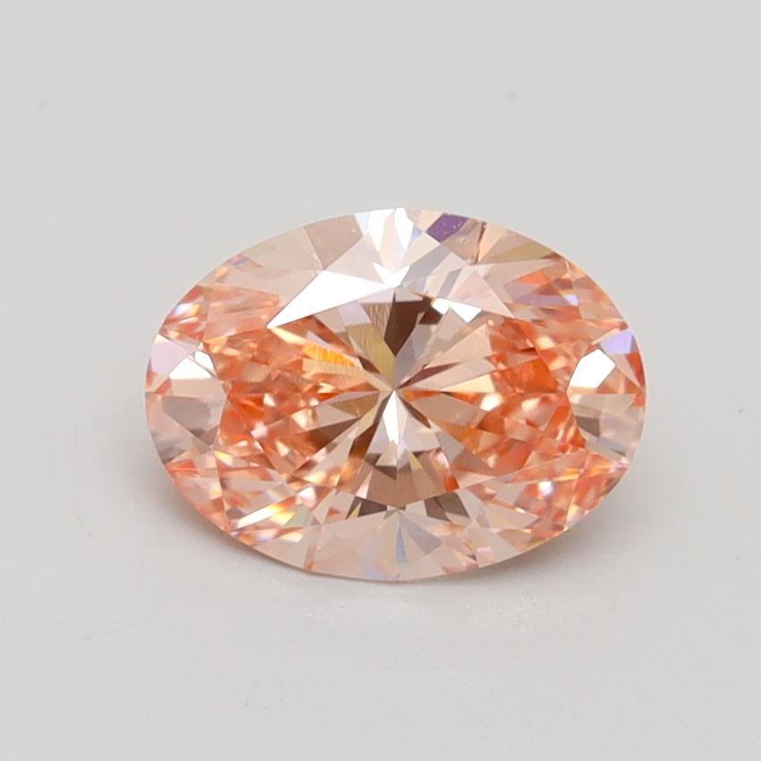1.01 Ct. Fancy Intense Pink Oval Lab Grown Diamond