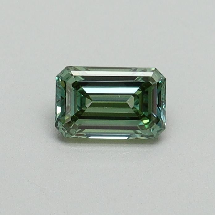 0.31 Ct. Fancy Vivid Green Emerald Lab Grown Diamond