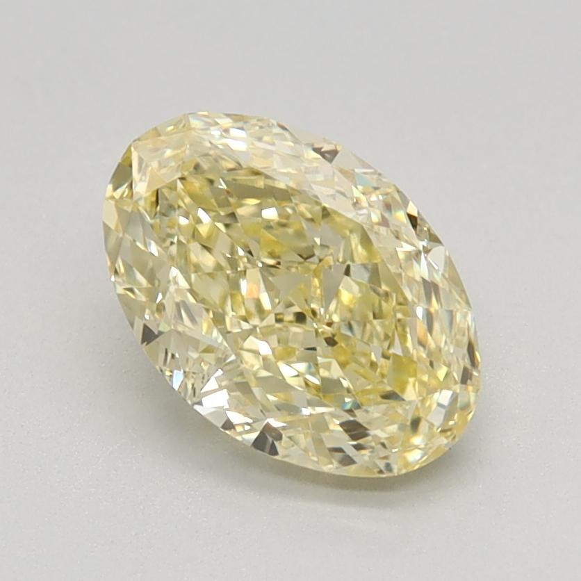 1.17 Ct. Fancy Yellow Oval Lab Grown Diamond