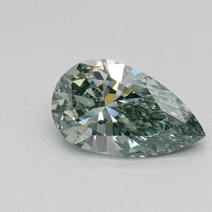 0.33 Ct. Fancy Intense Green Pear Lab Grown Diamond