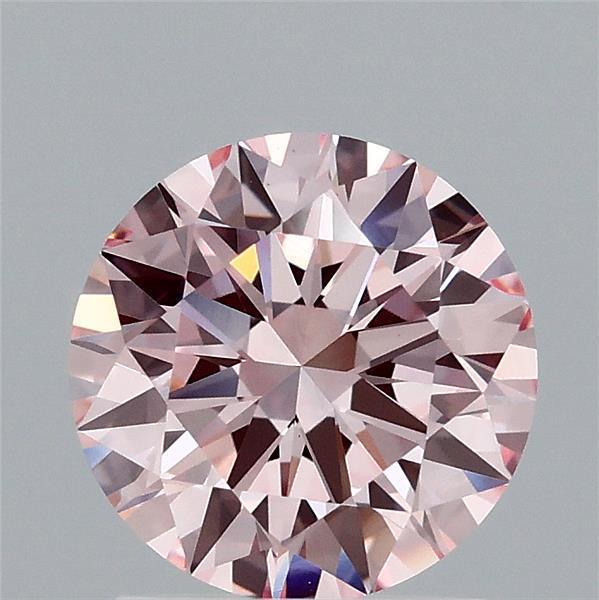 1.53 Ct. Fancy Intense Pink Round Lab Grown Diamond