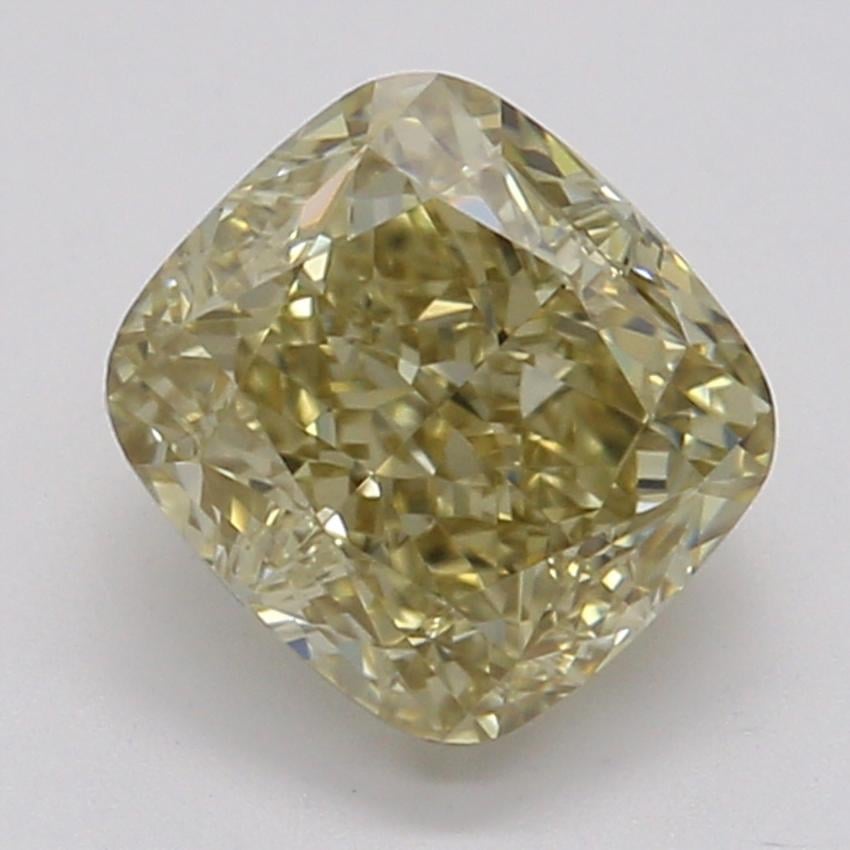0.70 Ct. Fancy Brownish Yellow Cushion Diamond