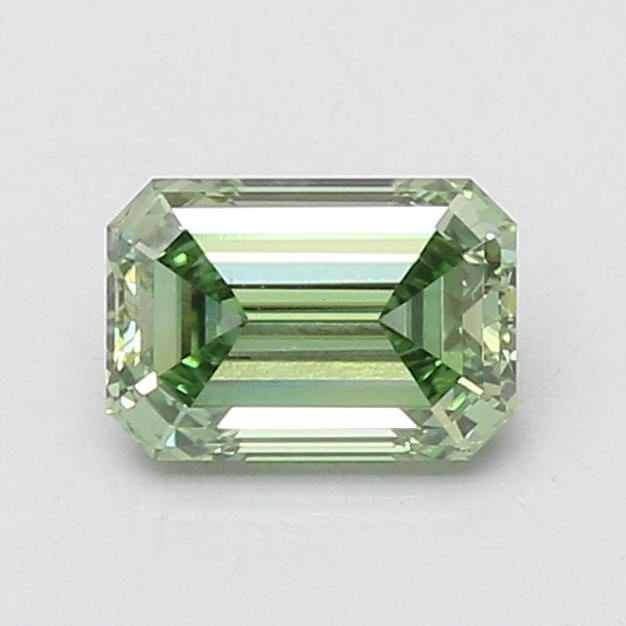 1.10 Ct. Fancy Vivid Green Emerald Lab Grown Diamond