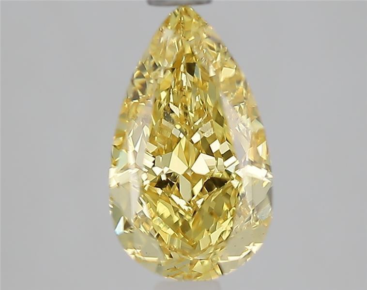 1.59 Ct. Fancy Vivid Yellow Yellow Pear Lab Grown Diamond