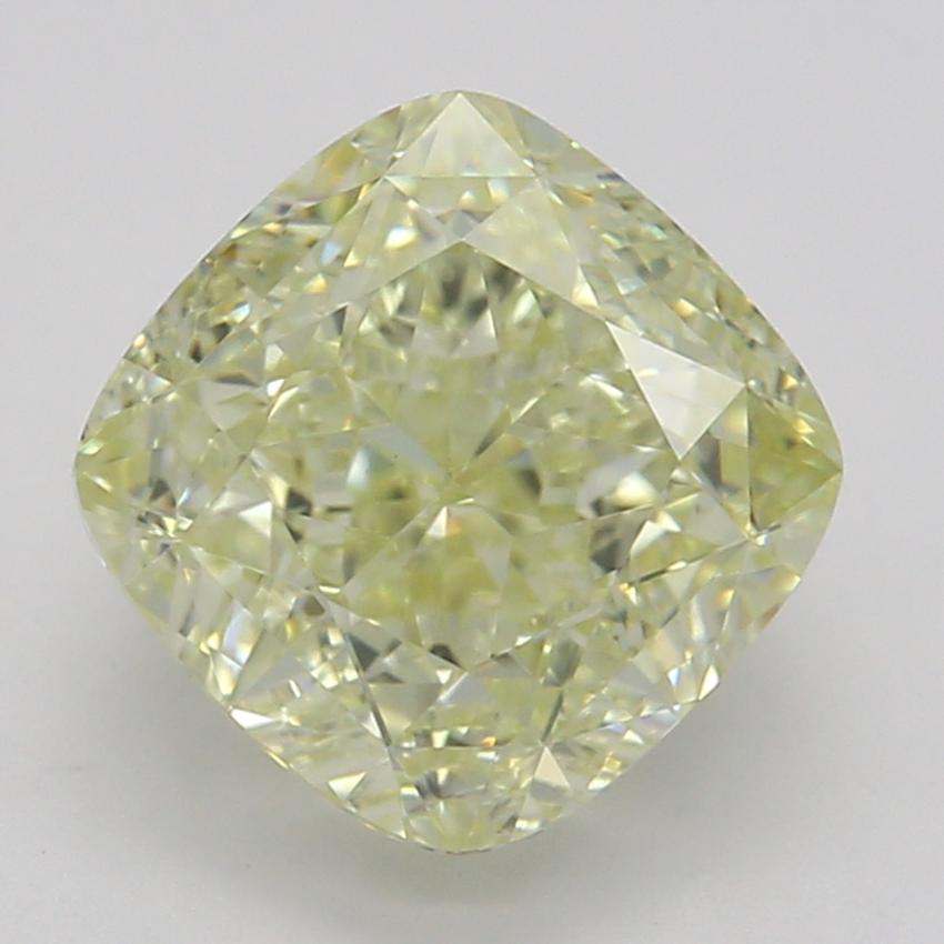 1.50 Ct. Fancy Light Yellow Cushion Diamond