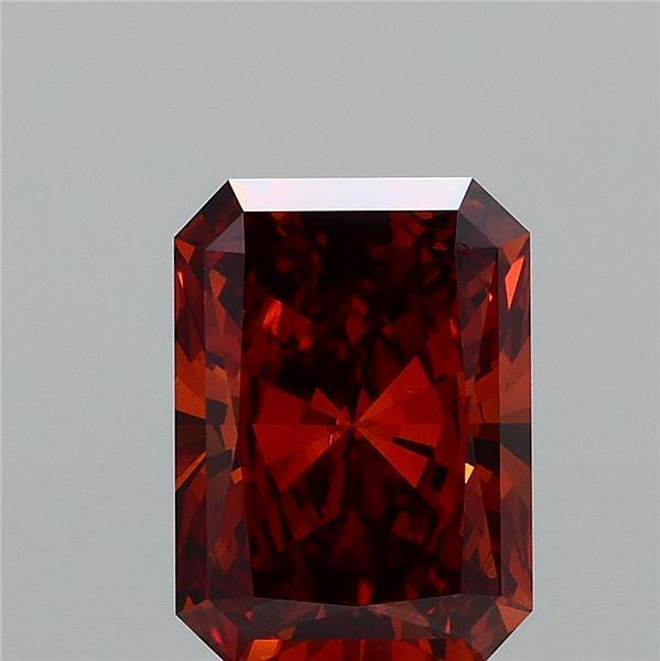 2.00 Ct. Fancy Intense Brownish Orange Radiant Lab Grown Diamond