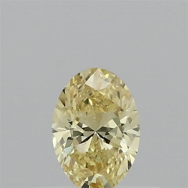 0.37 Ct. Fancy Vivid Yellow Oval Lab Grown Diamond