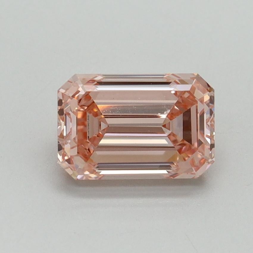 1.46 Ct. Fancy Vivid Pink Emerald Lab Grown Diamond