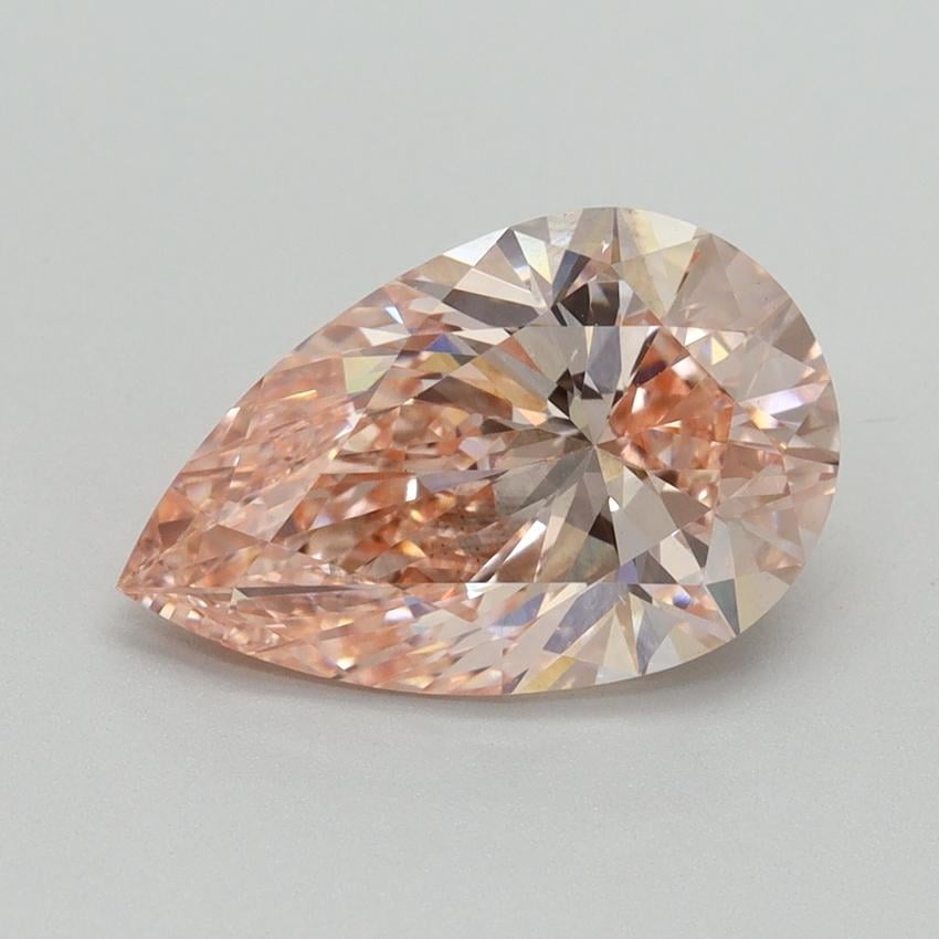 3.01 Ct. Fancy Intense Pink Pear Lab Grown Diamond