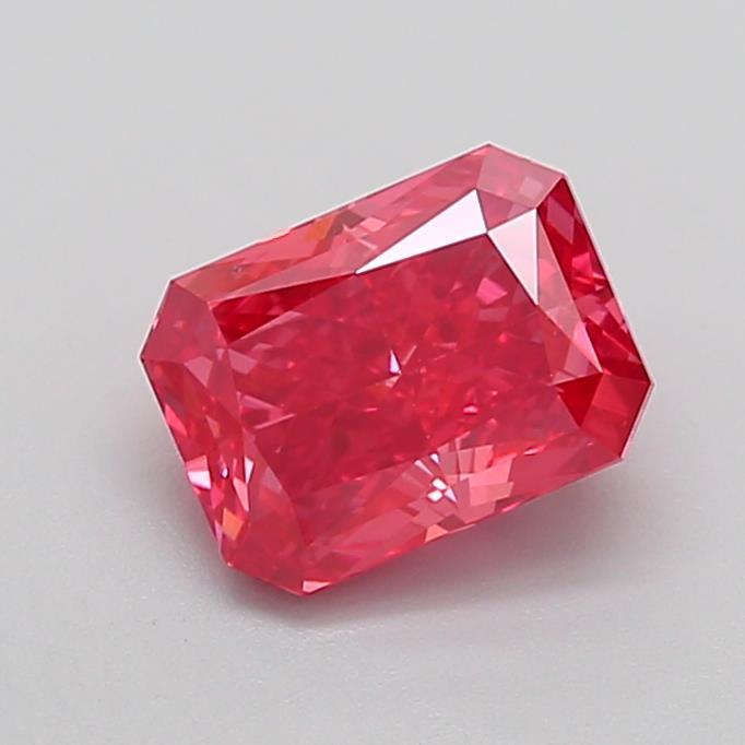 2.10 Ct. Fancy Vivid  Pink Radiant Lab Grown Diamond