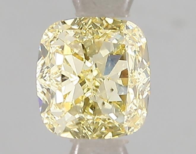 1.03 Ct. Fancy Intense Yellow Cushion Lab Grown Diamond