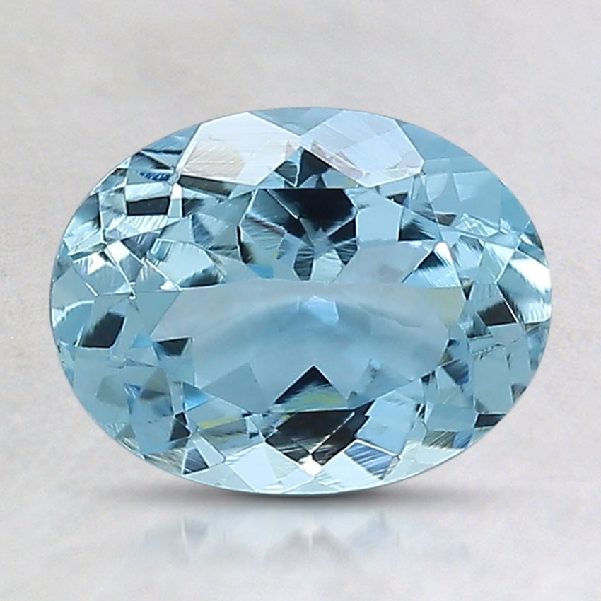 8.5x6.5mm Oval Aquamarine