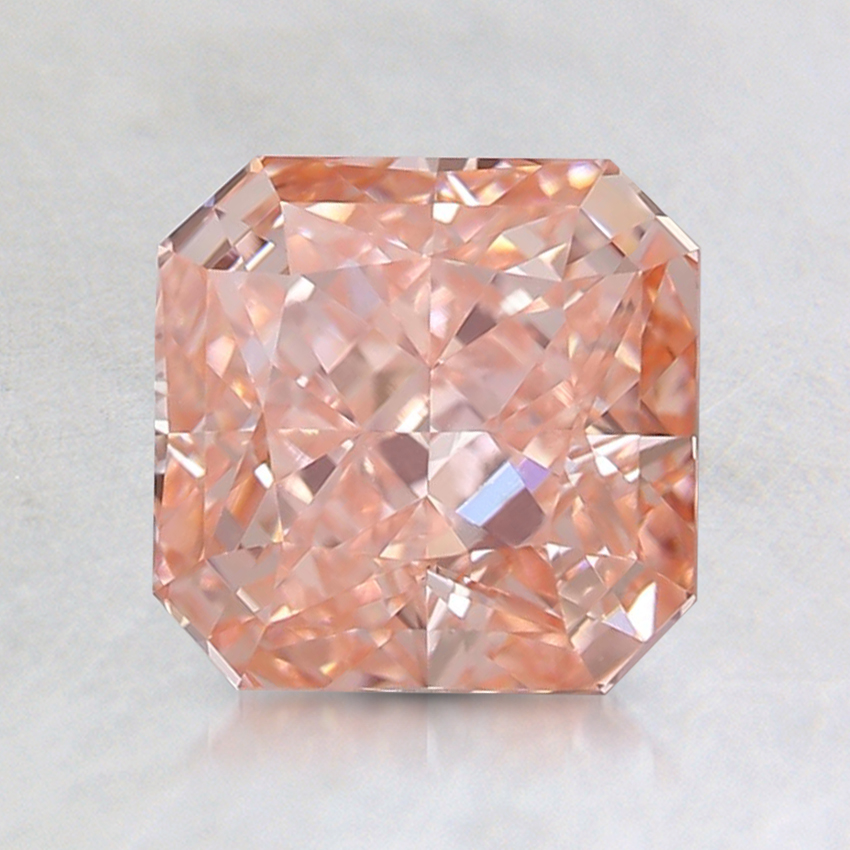 1.43 Ct. Fancy Intense Orangy Pink Radiant Lab Grown Diamond