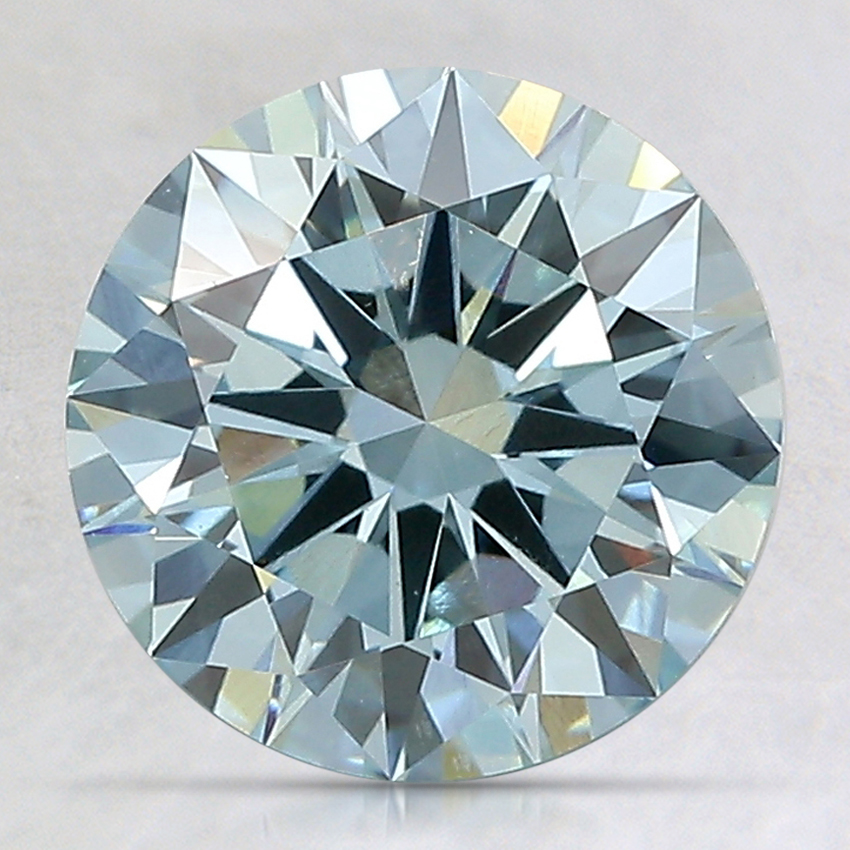 2.22 Ct. Fancy Blue Round Lab Created Diamond