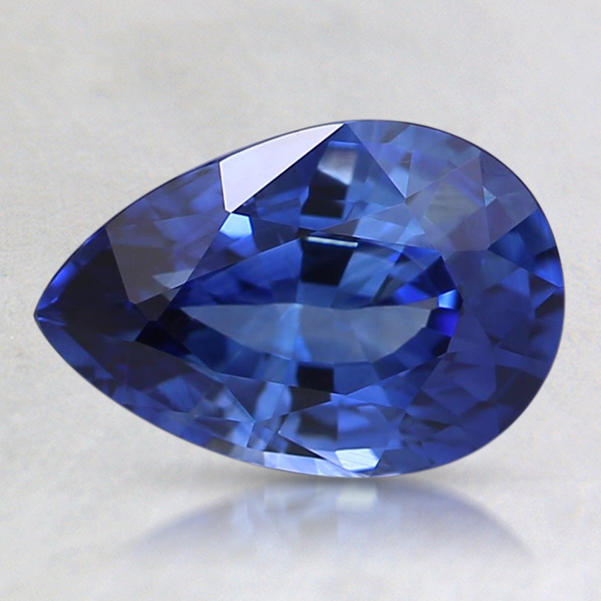 8.8x6mm Blue Pear Sapphire