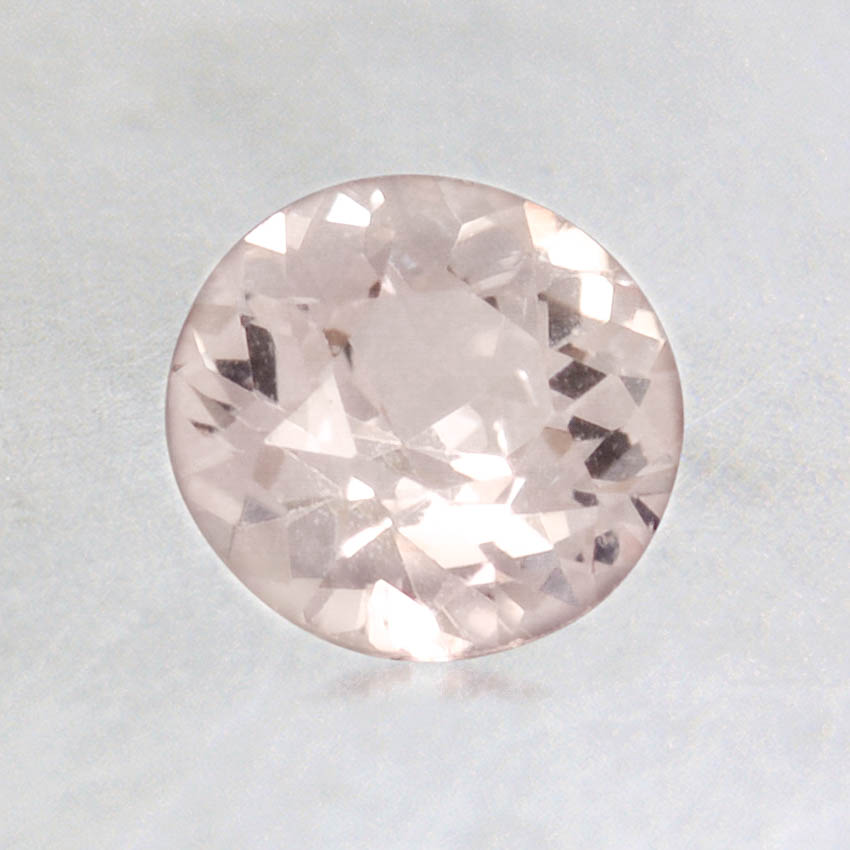 6mm Peach Round Sapphire