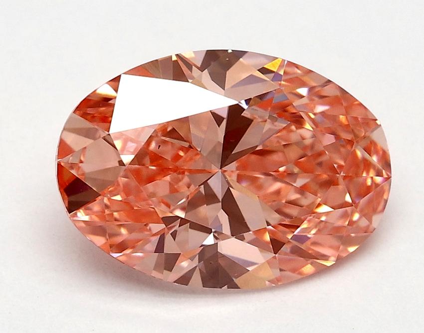 1.80 Ct. Fancy Vivid Pink Oval Lab Grown Diamond