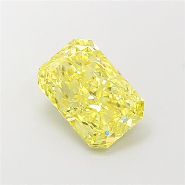 2.09 Ct. Fancy Vivid Yellow Radiant Lab Grown Diamond