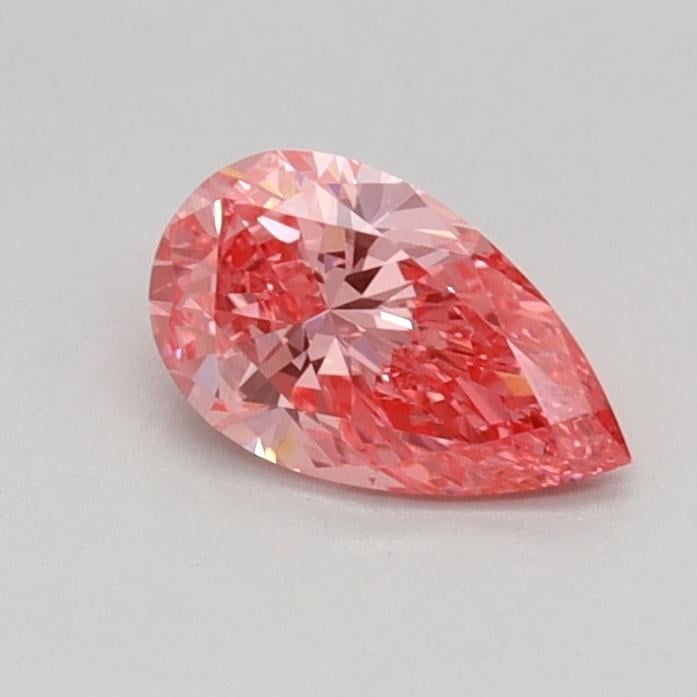 0.32 Ct. Fancy Vivid Pink Pear Lab Grown Diamond