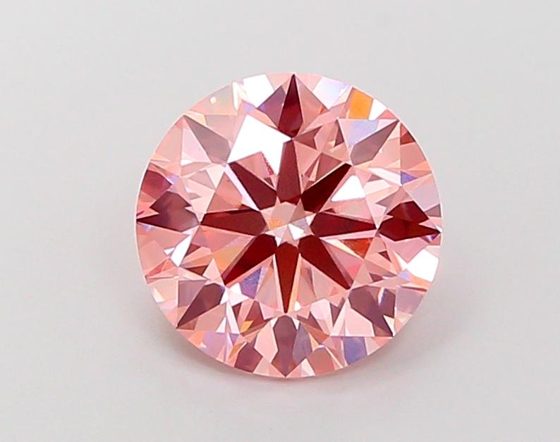 3.05 Ct. Fancy Intense Pink Round Lab Grown Diamond