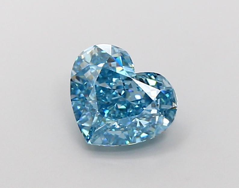 2.09 Ct. Fancy Vivid Blue Heart Lab Grown Diamond