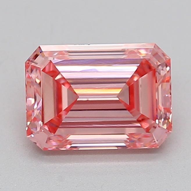 1.39 Ct. Fancy Vivid  Pink Emerald Lab Grown Diamond