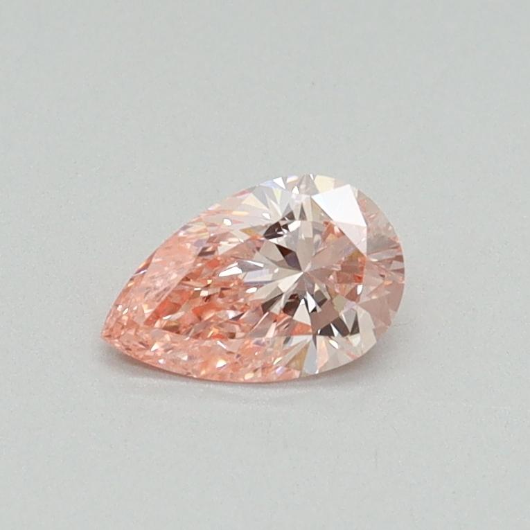 0.33 Ct. Fancy Vivid Pink Pear Lab Grown Diamond