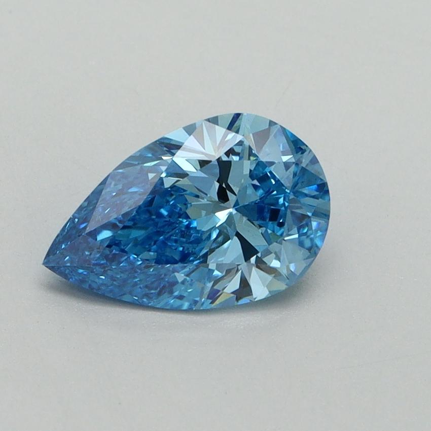 1.02 Ct. Fancy Vivid Blue Pear Lab Grown Diamond