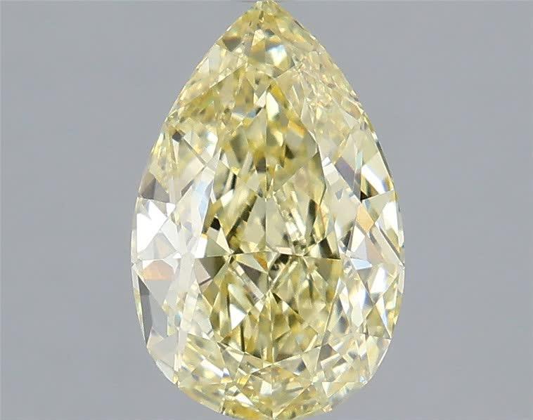 1.52 Ct. Fancy Intense Yellow Pear Lab Grown Diamond