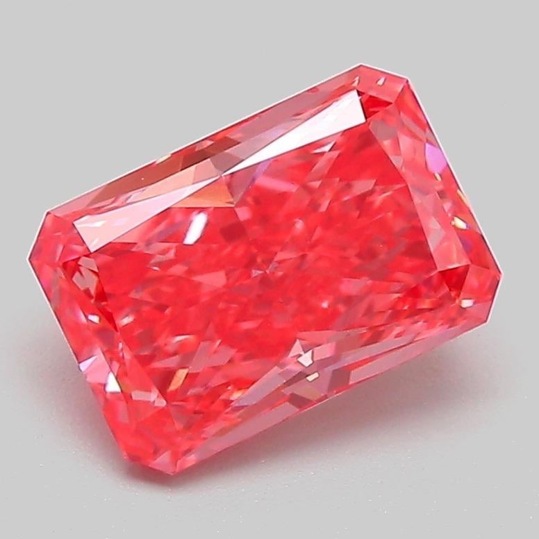 1.84 Ct. Fancy Vivid  Pink Radiant Lab Grown Diamond