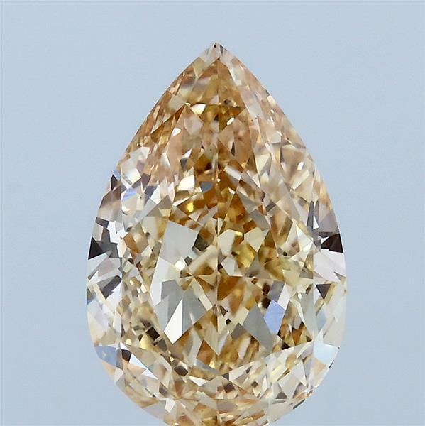 3.00 Ct. Fancy Light Brownish Yellow Pear Lab Grown Diamond