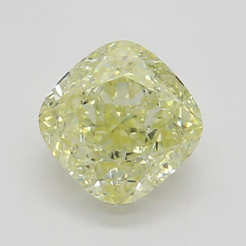 0.53 Ct. Fancy Yellow Cushion Diamond
